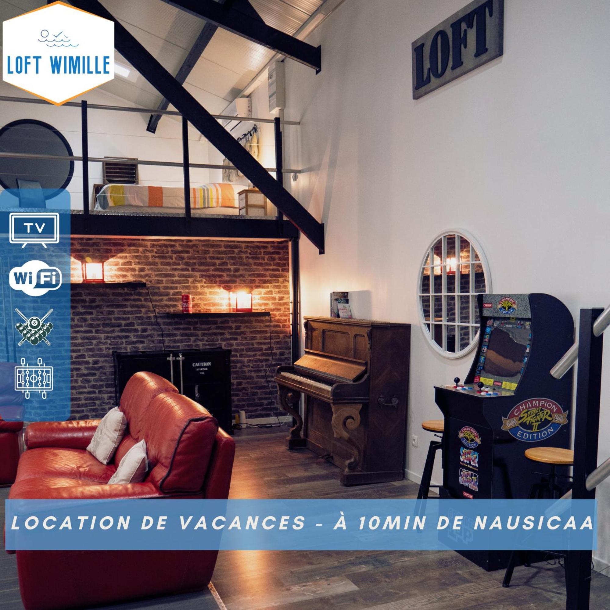 Loft Spacieux A Wimille, Proche De Nausicaa Et Des Plages, 8 Couchages Exteriér fotografie